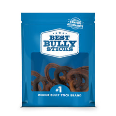 Best Bully Sticks puppy teething rings pack-shot shows a safe teething chew for small dogs