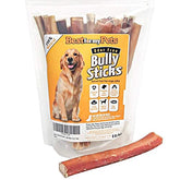 Best For My Pets 6-Inch Odor-Free Beef Bully Sticks package offers long-lasting chew.