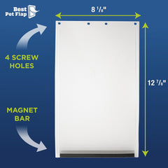 Best Pet Flap durable, non-PVC material for longer-lasting door flaps