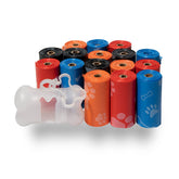 Best Pet Supplies dog poop bags roll on walk shows sturdy, convenient waste disposal during outdoor adventures