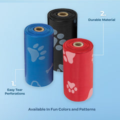 Best Pet Supplies leak-resistant bags in use keep messes contained during park visits