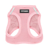 Best Pet Supplies Voyager Step-in Air Harness pink front view for secure, comfortable walks.