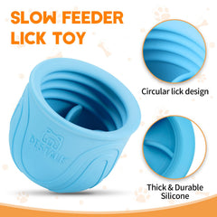 Bestalk freeze treats into pup-sicles for cooling, soothing anxious chewers.