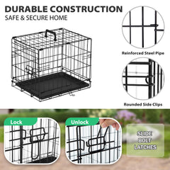 BestPet dual-door design offers convenient access and safer containment.