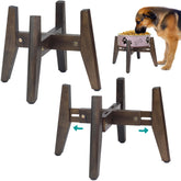 BETSEO 2Pack elevated stand with 10.4in height supports comfortable feeding.