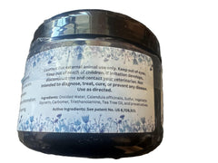 Bev's Magic Salve tube application showing easy, quick wound care