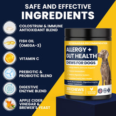BFDEREN allergy-immune ingredients featuring nettle and quercetin
