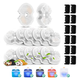BFLICROY cat fountain filters 12-pack for continuous clean water flow.