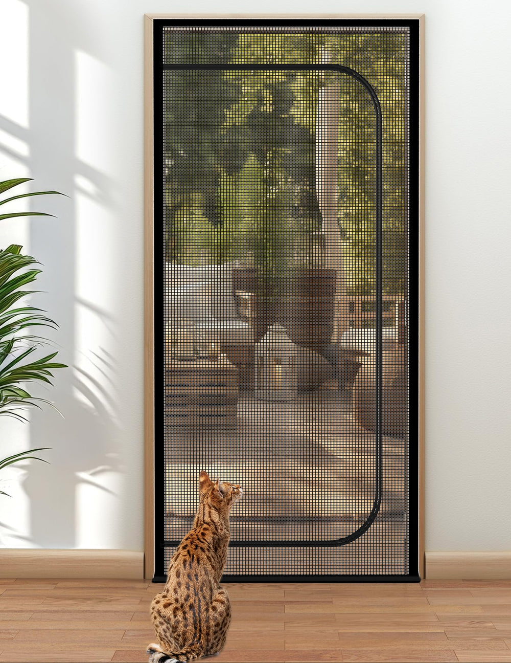 BFNN cat screen door fit for 34x82 openings on standard doors