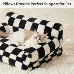 BFPETHOME pet sofa closeup fabric emphasizes soft, durable material.
