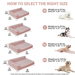 BFPETHOME nonslip bottom keeps the bed steady