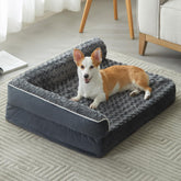 BFPETHOME orthopedic dog bed with plush surface for joint-friendly naps.