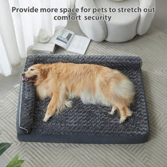 BFPETHOME bed shows waterproof lining for spill protection and long life