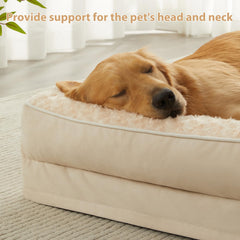BFPETHOME egg-foam close-up shows supportive cushioning for joints and muscles.