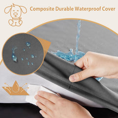BFPETHOME removable waterproof cover simplifies washing after outdoor adventures.