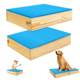 Bhyhok two-dog training platforms in connectable setup support expanded training layouts.