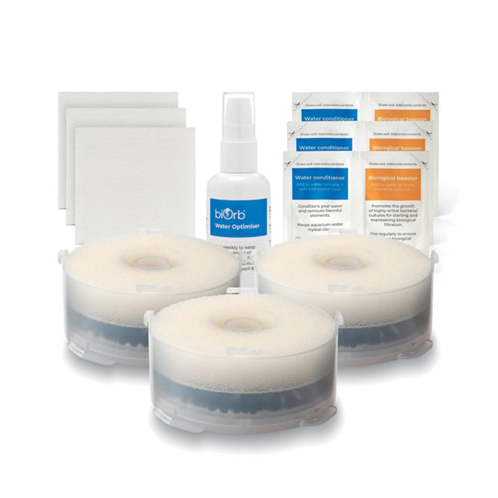 biOrb service kit 3 plus water optimizer packaging for quick aquarium maintenance