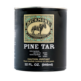 Bickmore Pine Tar 32oz bottle for hoof care, ready to moisturize and protect hooves.
