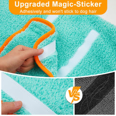 Bienbee bathrobe machine-washable fabric simplifies cleanup after baths