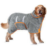 Bienbee dog bathrobe quick-dry fleece keeps pets comfortable after baths