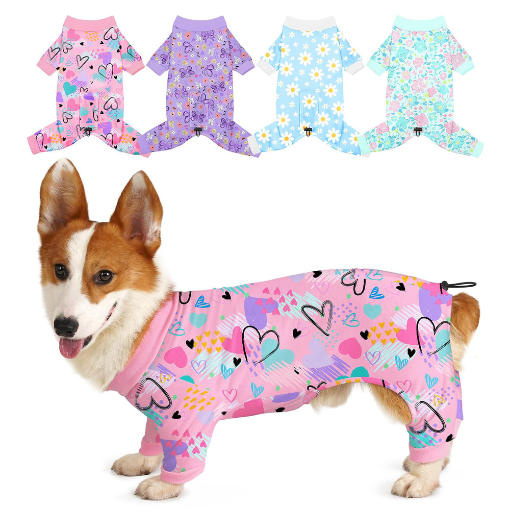 Bienbee dog pajamas butterfly pattern for cute daily wear and photos.