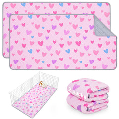 Bienbee guinea pig bedding 2-pack front highlights reusable pads for long-term savings.