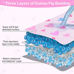 Bienbee guinea pig bedding machine-washable for repeated use and cost savings.