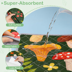 Bienbee Guinea Pig Bedding waterproof bottom protects the cage floor from moisture.