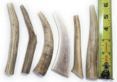 Big Dog Antler Chews six-pack packaging shows durable, long-lasting treats for small dogs.