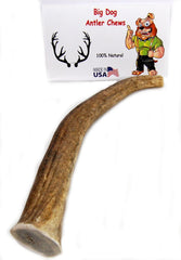 Big Dog Antler Chews detail highlights thicker outer enamel for durability