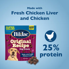 Bil-Jac resealable pouch keeps treats fresh between sessions