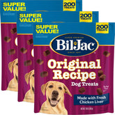 Bil-Jac Original Recipe Soft Training Treats bag with resealable pouch for fresh rewards.