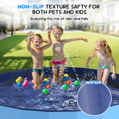 Bilibara dog pool non-slip bottom focuses on safer water play for pets.