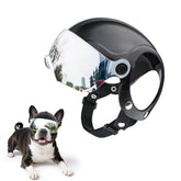 Billionchains dog helmet for small-breed fits for comfortable rides.