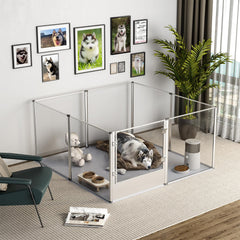 BingoPaw acrylic panel closeup highlights smooth edges and high toughness for pet safety