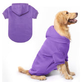 BINGPET dog hoodie front view with cozy fleece lining for quick winter warmth