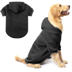 BINGPET dog hoodie front view shows cozy warmth for cold walks
