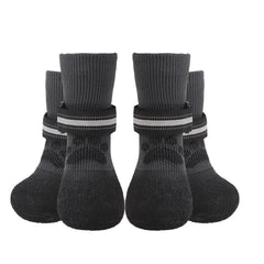 BINGPET dog socks with anti-slip sole for hardwood floor traction