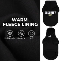 BINGPET dog-sweater-back-leash-hole design enables easy leash use during walks.