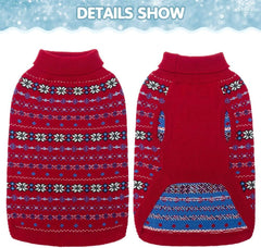 BINGPET cozy knit keeps pets comfortable on chilly outings.