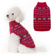 BINGPET dog sweater on a pup in winter pullover for cozy outdoor strolls.