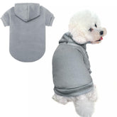BINGPET sudadera con capucha para perro, forro de felpa cálido ideal para paseos.