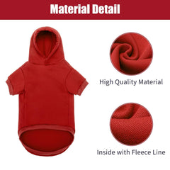 BINGPET hoodie back letters durable design for lasting style.