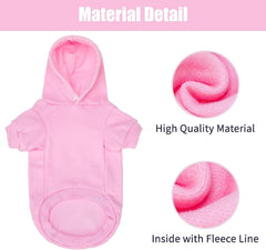BINGPET security dog hoodie back view highlights snug fit for daily outdoor wear