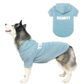 BINGPET Security Dog Hoodie front view showing ultra-soft fleece for cozy daily wear.