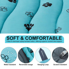 BINGPET soft double-layer cotton-fill provides comfort and support