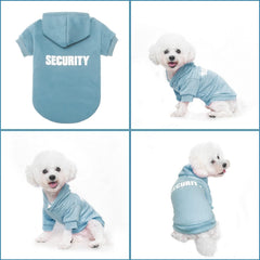 BINGPET sudadera capucha perro manga ribete: ajuste ceñido y cómodo