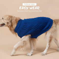 BINGPET sweater leash-hole detail enables stylish, secure daily outings