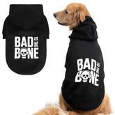 BINGPET warm dog sweater with hood provides cozy warmth for chilly walks.