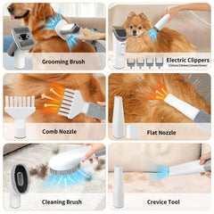 binROC fast-drying dog blower reduces bath time with quick fur drying.